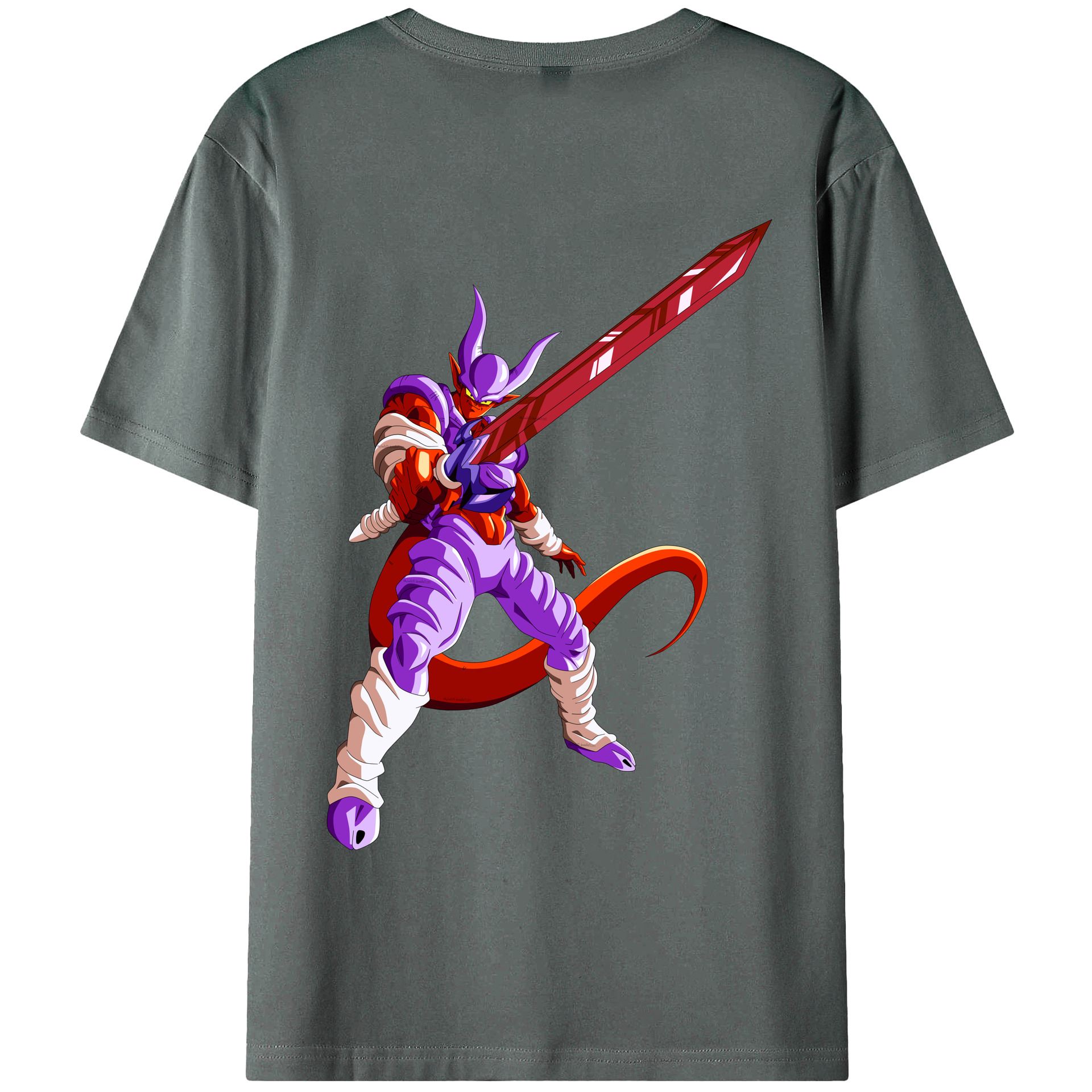 （画像用） ドラゴンボール ジャネンバ DRAGON BALL Janemba 綿100％半袖Tシャツ（背面プリント）